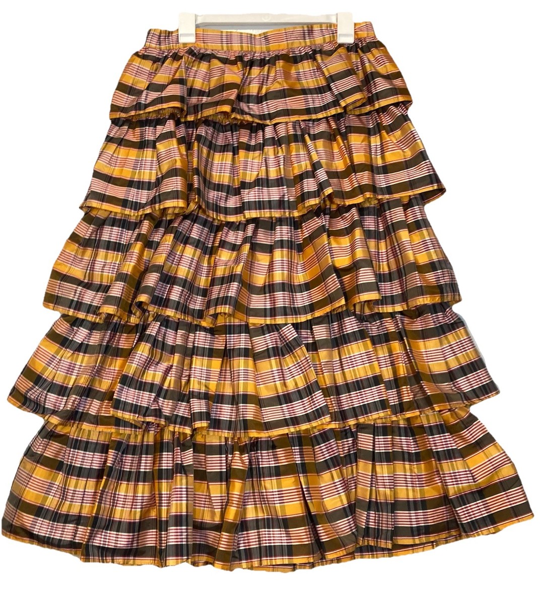 Ruffle Skirt Long Plaid Skirt Jcrew J Crew Plaid Wool Ruffle