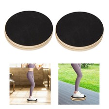 Waist Twist Disc Ab Twist Board for Home Gym Fitness Tool Sturdy Compact Wood