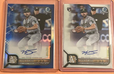 2022 Bowman Chrome Rookie Auto Kevin Smith #CRA-KS Base and Blue Refractor /199