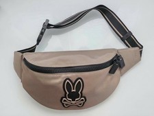 Psycho Bunny Belt Bag Fanny Pack Beige Black ...