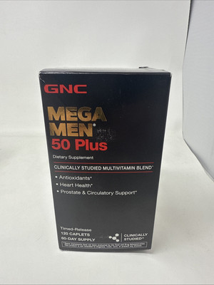 GNC MEGA MEN ENERGY & METABOLISM 90 CAP MULTIVITAMIN DIETARY SUPPLEMENT 08/26