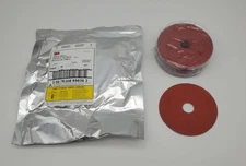 3M 89636 Fiber Sanding Discs 60 Grit 4-1/2" x 7/8" Arbor Ceramic Pack of 25