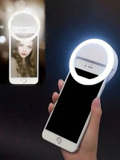 Rechargeable Selfie Ring Light Phone Clip