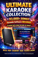 PROFESSIONAL KARAOKE HDD   93,000 SONGS