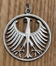 5DM-Münze. Heiermann.  Sauber ausgesägt