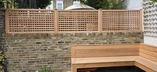 Premium western red cedar trellis  1800mm long x 900mm tall per panel