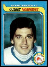1979-80 Topps #176 Richard Brodeur Quebec Nordiques NM+