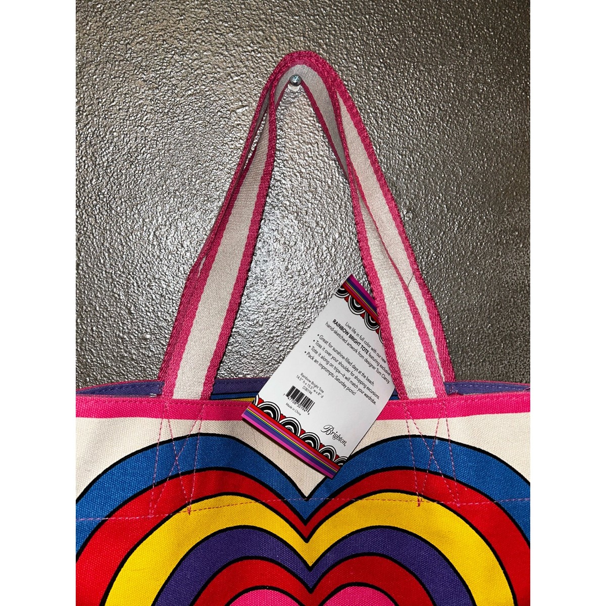 バッグ Re Brighton Artsy KidCore Kawaii Star Girl Rainbow Bright Heart Multi