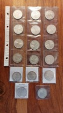 10-DM M&uuml;nzen Silber 925/1000 17 St&uuml;ck 1998-2001 Bach Bingen Grundgesetz Goethe