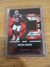 Shedeur Sanders Rookie 2025 Panini Absolute War Room Materials /115 #WRM-SSS