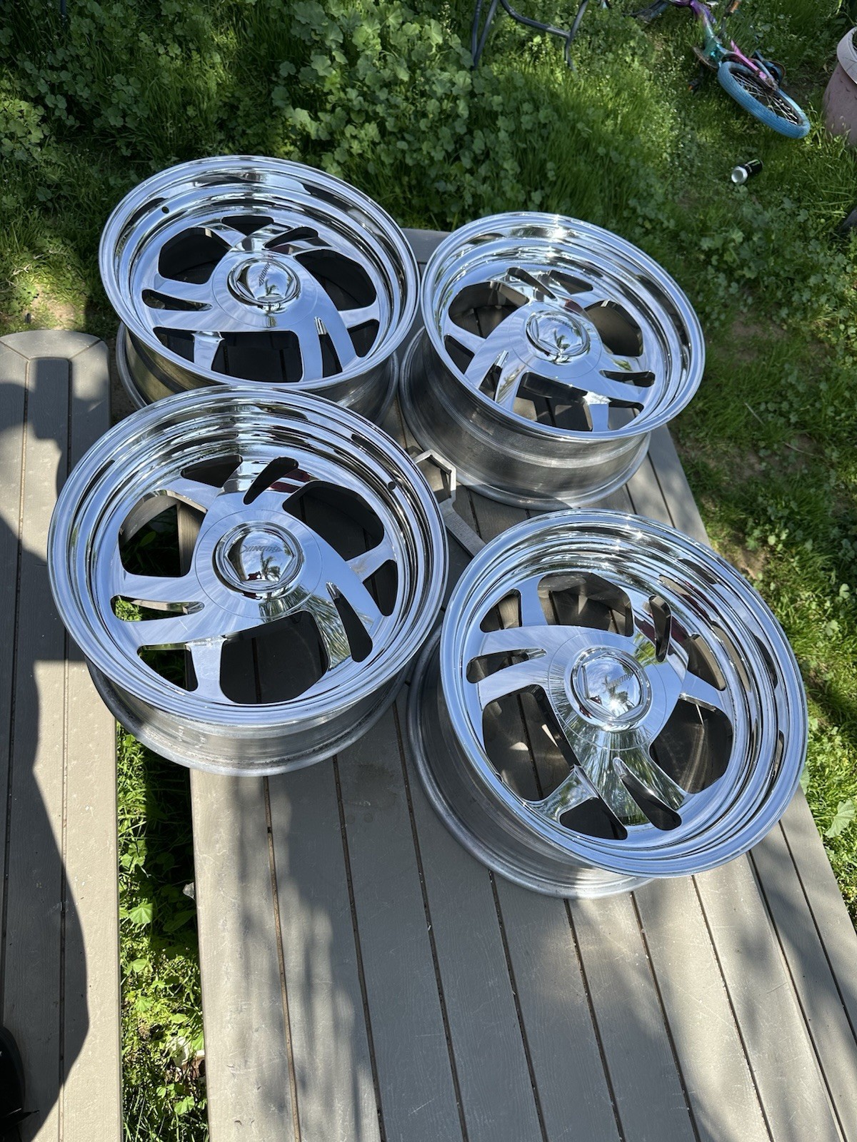 Image of 17” Budnik Billet Wheels “Tusk II” -OBS C10 S10 Truck Old School Forged