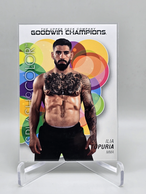 #ad 2023 Upper Deck Goodwin Champions Splash of Color Ilia Topuria #124 $1.99