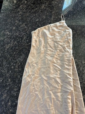 open lace back dress Petal and Pup Women's Nadia One Shoulder Maxi Dress - Sage