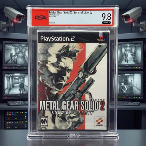 Metal Gear Solid 2: Sons of Liberty • PSA 9.8 A • 1st Print • PlayStation 2
