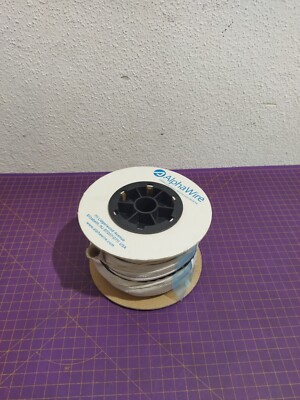 Alpha Wire PF2401/2A NA005 SLEEVING 0.5'' ID FBRGLASS 100' (30,48m)