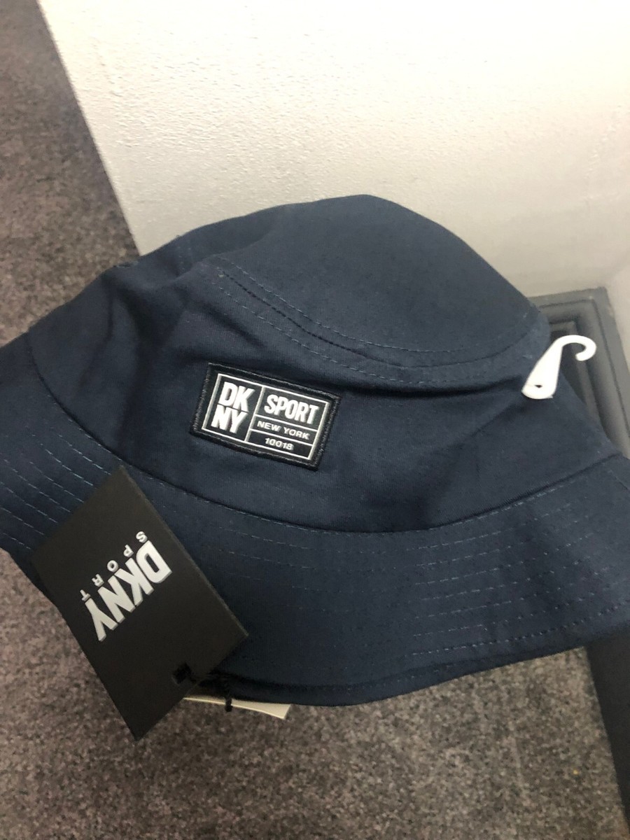 DKNY Men's Marine Park Bucket Hat – Navy Blue – Brand New with