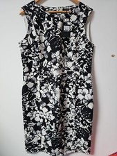 Jaeger Floral Shift Wedding Evening Dress Size 16