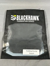 BLACKHAWK Foundation Series Black FOLDING DUMP POUCH 37FS51BK - NEW