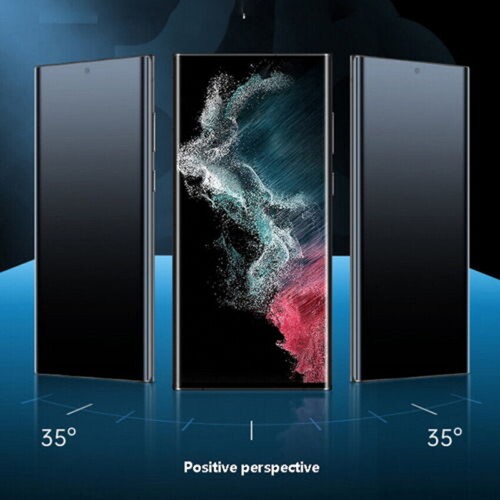 Film Screen Protector Anti Spy Privacy Soft For Samsung S23 S22 Plus Ultra S21 - Photo 10 sur 12
