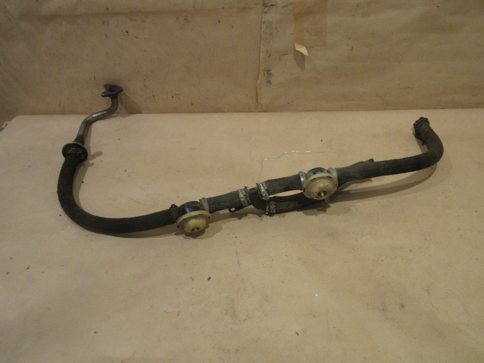 Ferrari Testarossa Secondary Air Cut Off Valves/ Hoses/ RH Pipe Assy P/N 121751