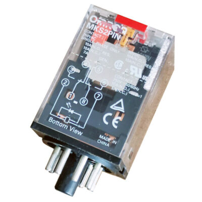 1PC MKS2PIN AC120V Intermediate Relay 6Pins DPDT 10A #D8*