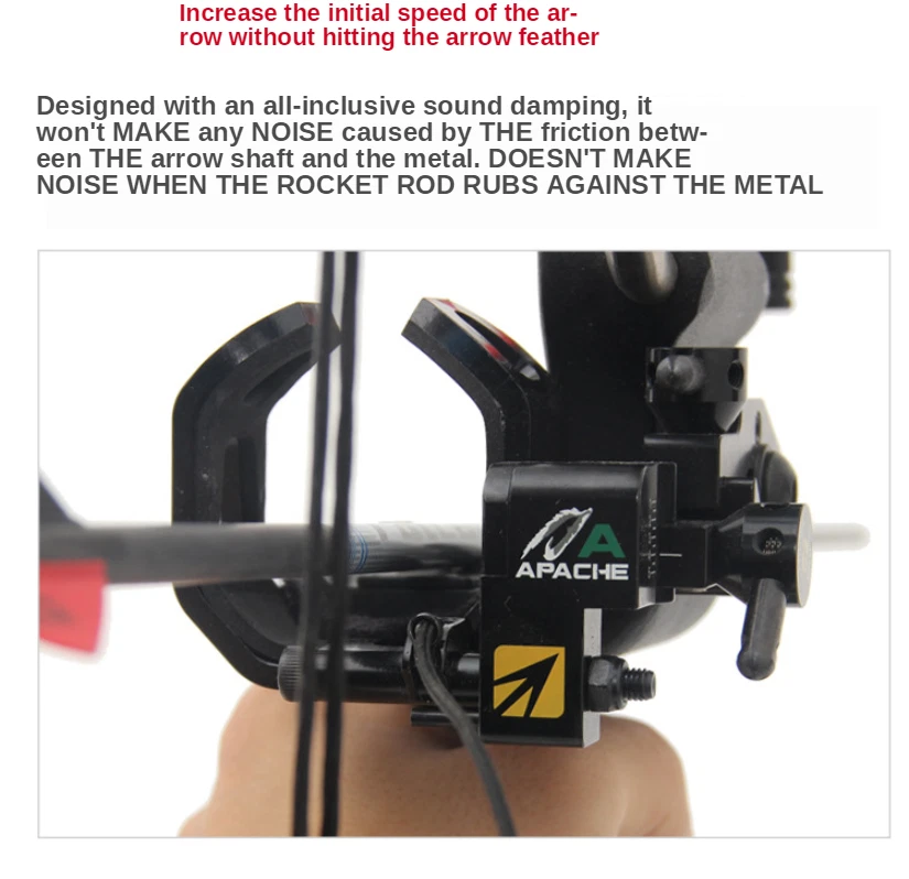 Adjustable Arrow Rest Archery Drop Away Micro Compound Bow Hunting Accessories  - Image 4 of 4