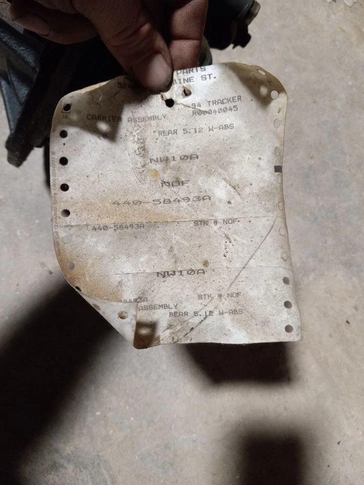 Eje trasero portador con ABS 4 puertas relación 5,12 se adapta a 91-98 TRACKER 93202 Foto 2 de 4