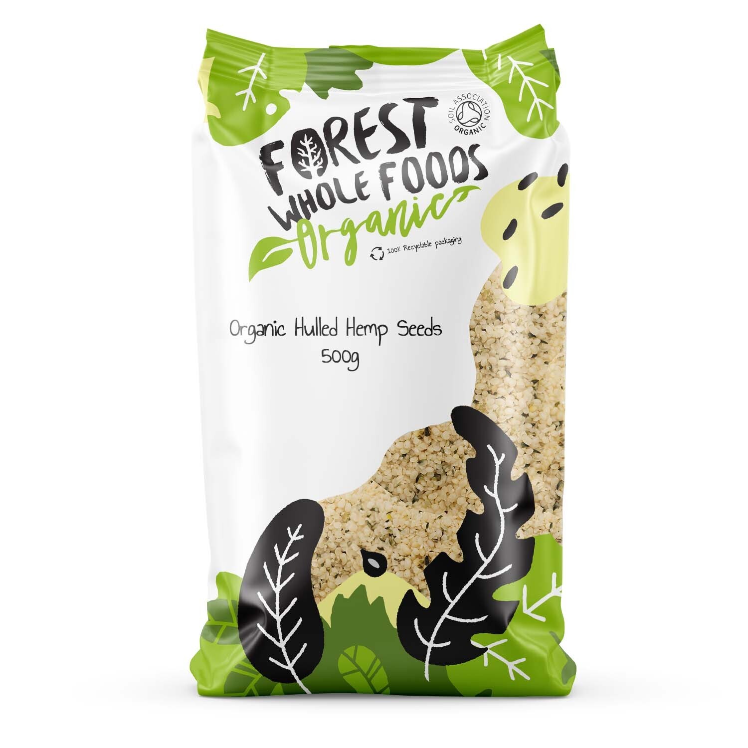 Organic Hulled Hemp Seed 500g - Forest Whole Foods