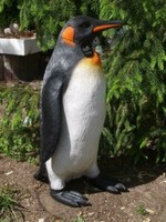Pinguin Deko Figur Kaiserpinguin Lebensgroß 61Cm Garten Figur Hotant
