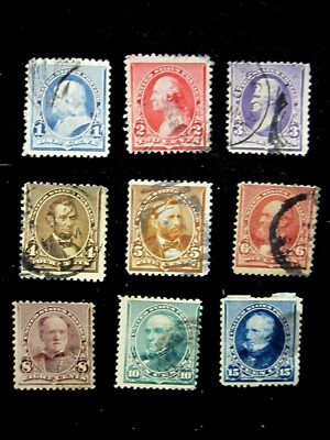 US - SCOTT# 247,250,253-259 - SS - USED - CAT VAL $171.50 | eBay