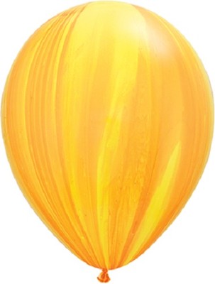 Qualatex Ballon 27,5 cm (11'') | SuperAgate | rainbow yellow orange | 25 Stk.