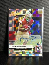 2022 Panini Donruss THE ROOKIES HOLO Rookie AUTO RC Tyrion Davis-Price 49ER /199
