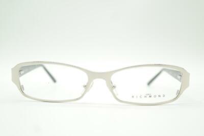 John Richmond JR04301 Silver Black Oval Glasses Frame Eyeglasses New