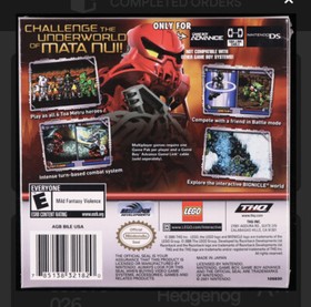 9.8 A++ Bionicle: Maze of Shadows Game Boy Advance GBA WATA GRADED NOT VGA CGC