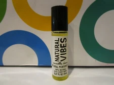 BATH & BODY WORKS ~ NATURAL VIBES VANILLA BEAN PERFUME OIL ~ 0.27 OZ NO BOX