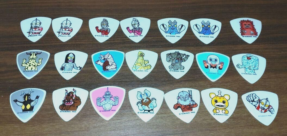Ultraman Triangle Heavy Guitar Pick Set by TSUBURAYA