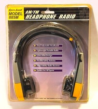 Vintage 1997 Lenoxx Sound AM/FM Headphone Radio Model 885M - New  Sealed
