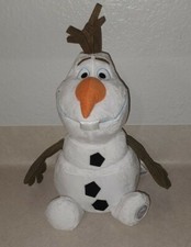 Disney Store Frozen Olaf 16  Plush Stuffed Animal Snowman Authentic Stamp