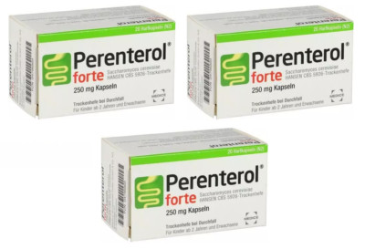 3x PERENTEROL forte 250 mg Kapseln 20 St PZN 4796869