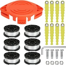 24Pack AF-100 Replacement Trimmer Spool Head Blades for Black Decker GH912 GH900