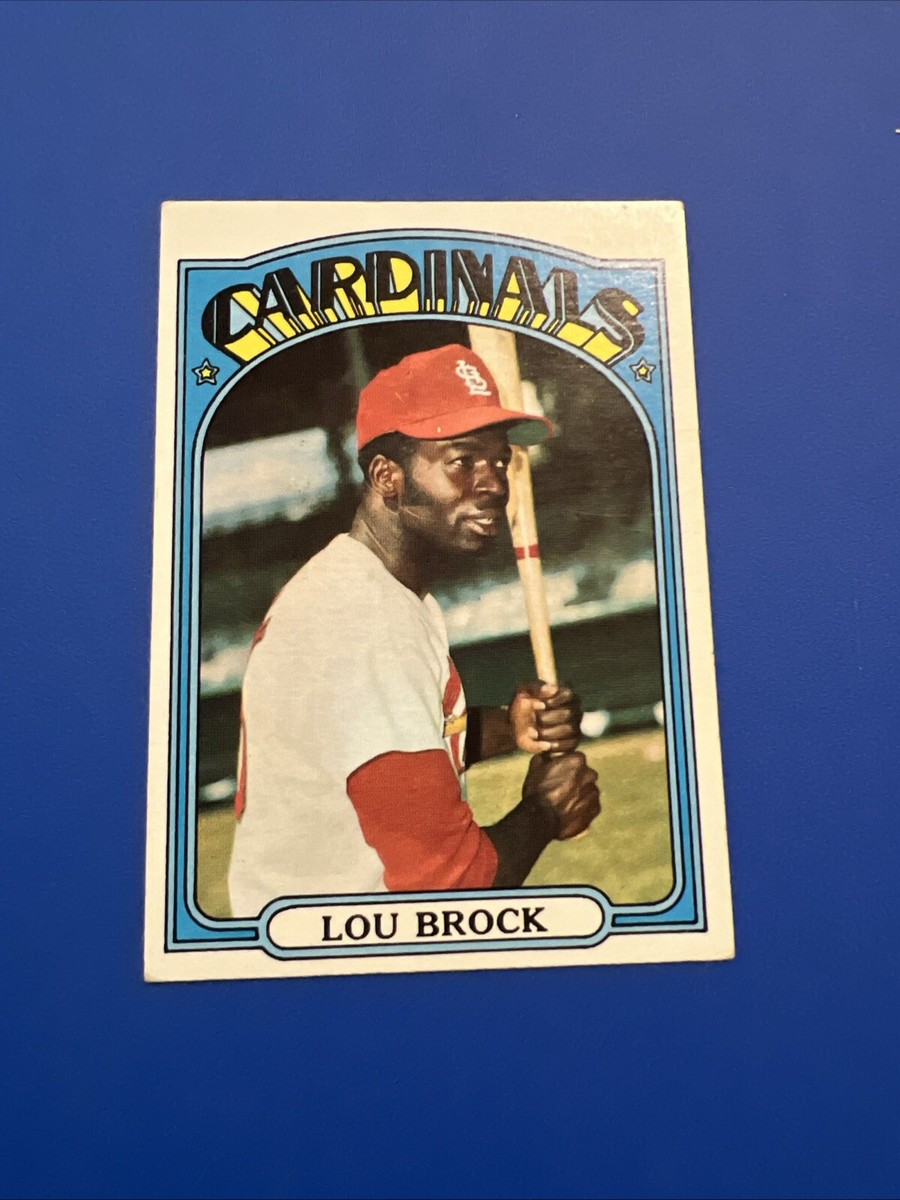 US盤 BABYL 直筆サインカード付CD MOMO Lver 1972 Topps #200 Lou Brock St. Louis Cardinals 🔥HOF Baseball Card
