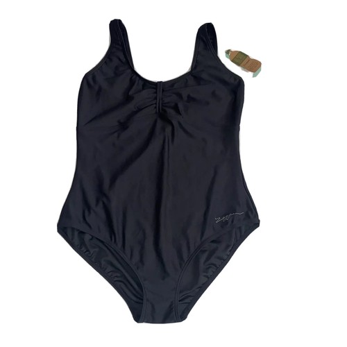 Zoggs Women's Marley Scoopback One Piece Swimsuit Black 14 UK - Picture 3 of 8
