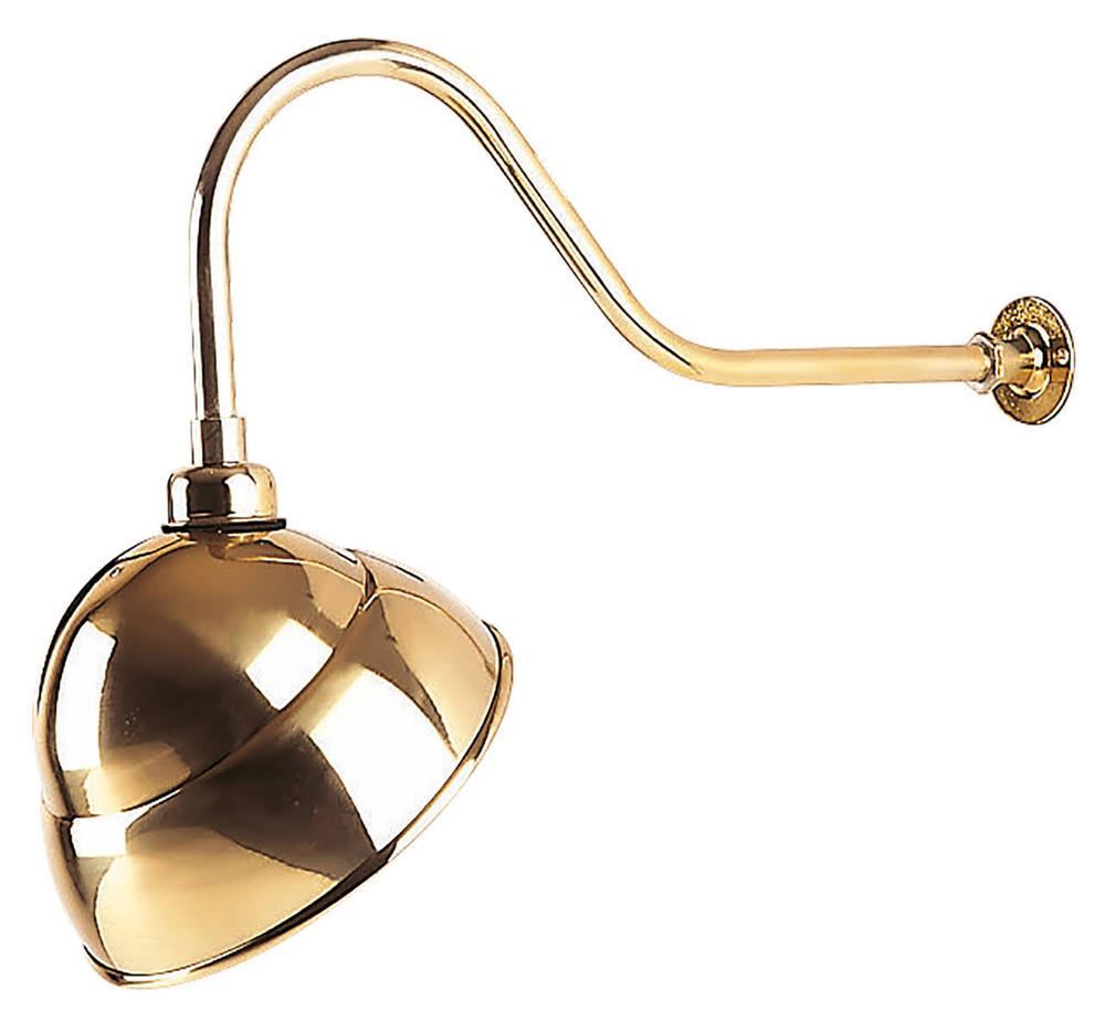 B&Q -  Luminosa Sign 1 Light Outdoor Light Outdoor9' Reflector Brass Ip43E27 - Image 4
