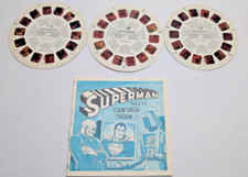 Vintage Viewmaster Superman Reels Booklet B 5841, B 5842, B 5843