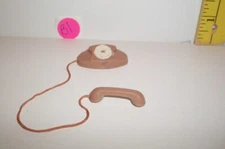 VINTAGE BARBIE KEN LEISURE HOURS PAK TAN PRINCESS PHONE TELEPHONE ACCESSORY B1