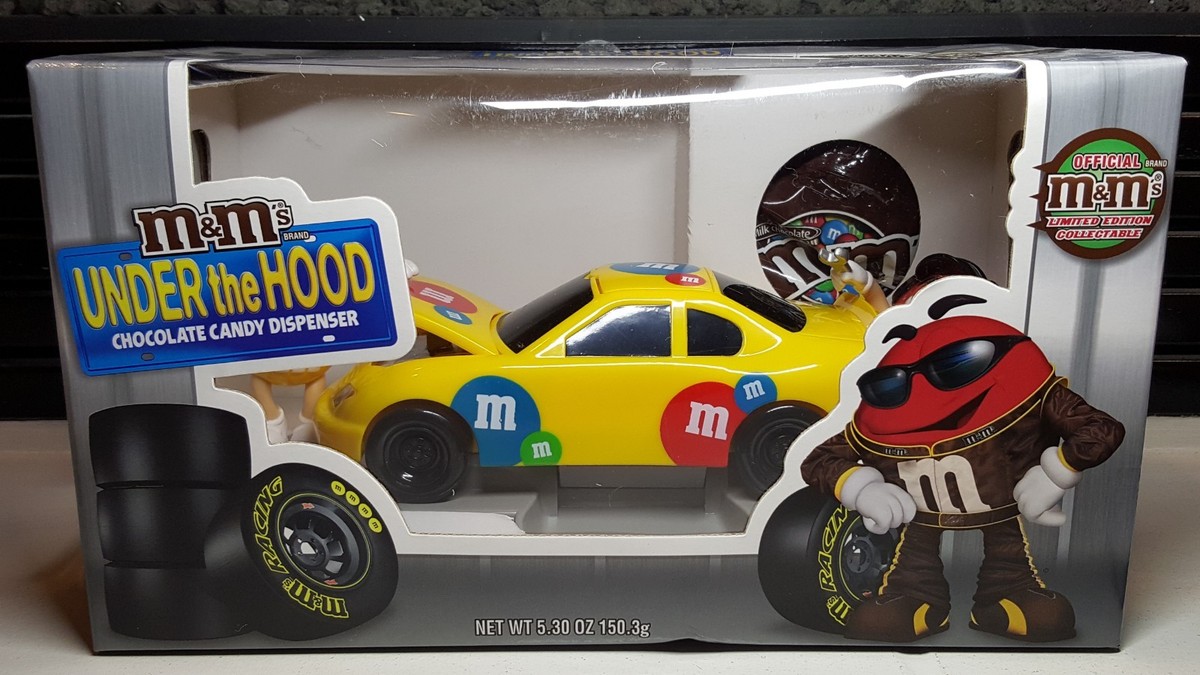 NEW SEALED M&M Collectible Candy Dispenser - Under The Hood