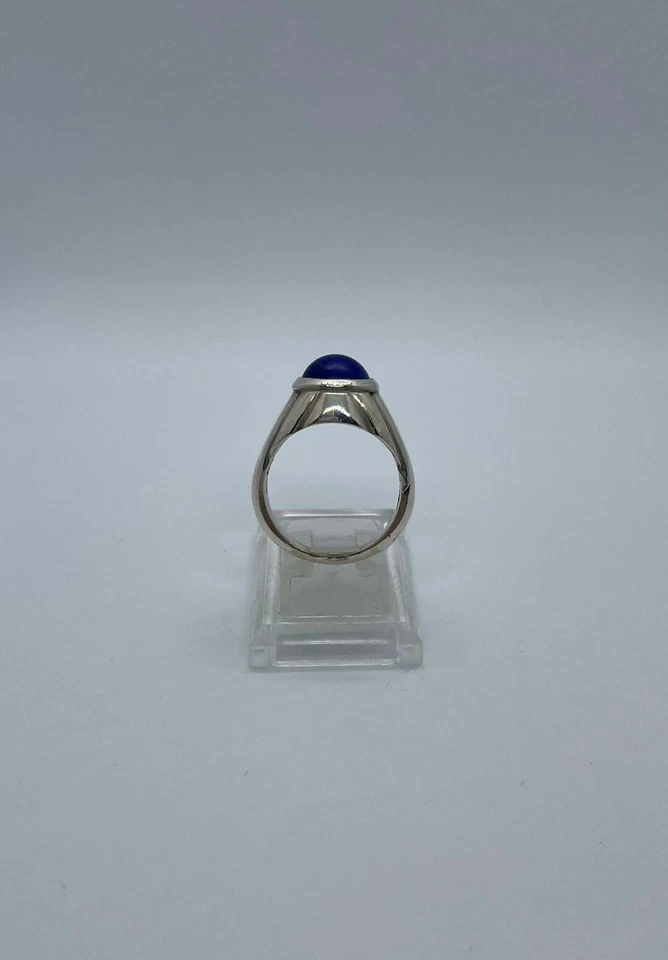 Anello in Argento 925 con Lapislazzulo Blu - Immagine 4 di 4