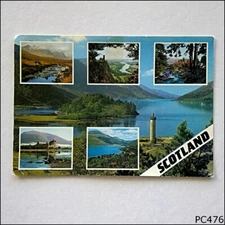 Scotland 6 Views Loch Shiel 1986 Postcard (P476)