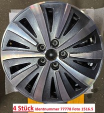 Skoda Superb 3V 17" Zoll Alufelgen 3V0601025AH 4 Stück (1516.5)