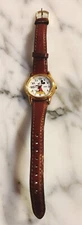 Disney Mickey Unlimited Lorus Watch RRS378 Brand Leather Band Needs Battery